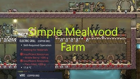 Overly Scienced - Episode 2: Simple Mealwood Farm (Oxygen Not Included)