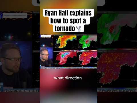 Ryan Hall teaches how to read radar💡🌪️ #safety #tornado #viralvideo #weather #news #scary #danger