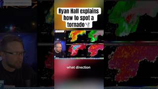 Ryan Hall teaches how to read radar💡🌪️ #safety #tornado #viralvideo #weather #news #scary #danger