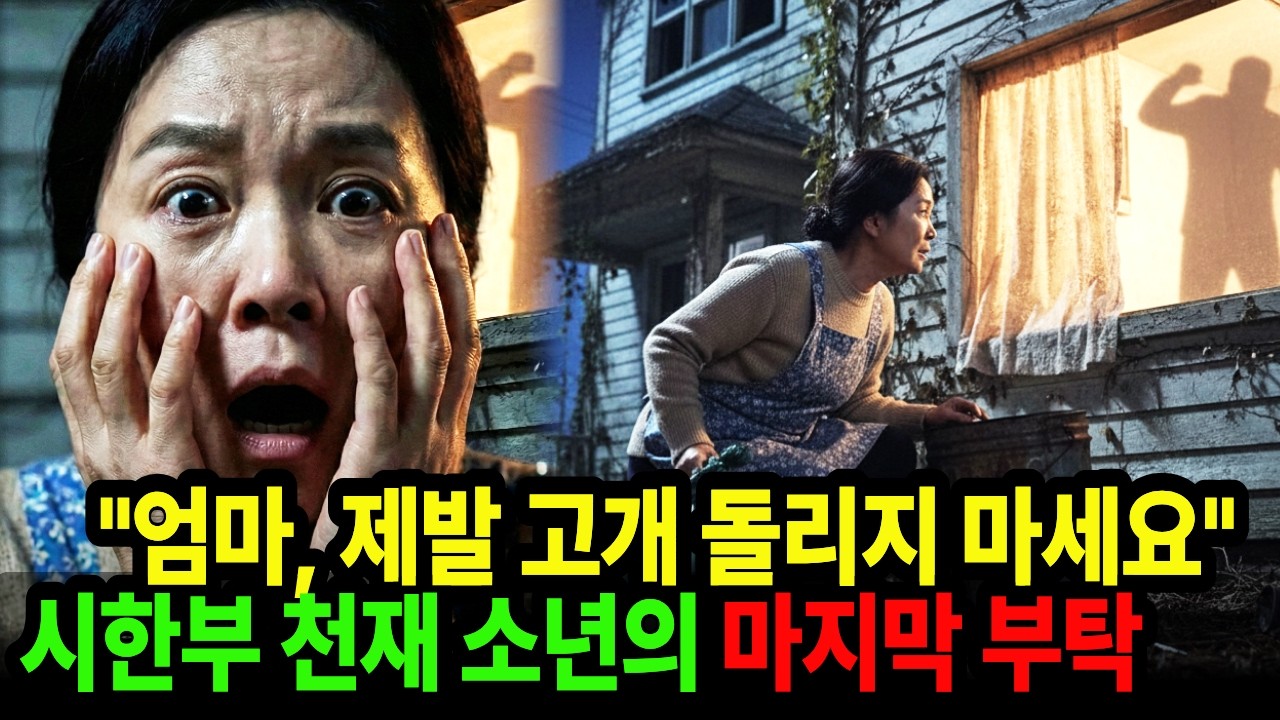 시한부 천재 아들의 마지막 노트에 쓰인 단 한줄, 