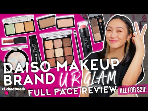 Daiso Makeup Brand (Ur Glam) Full Face Review - Tried And Tested: Ep195 -  Youtube