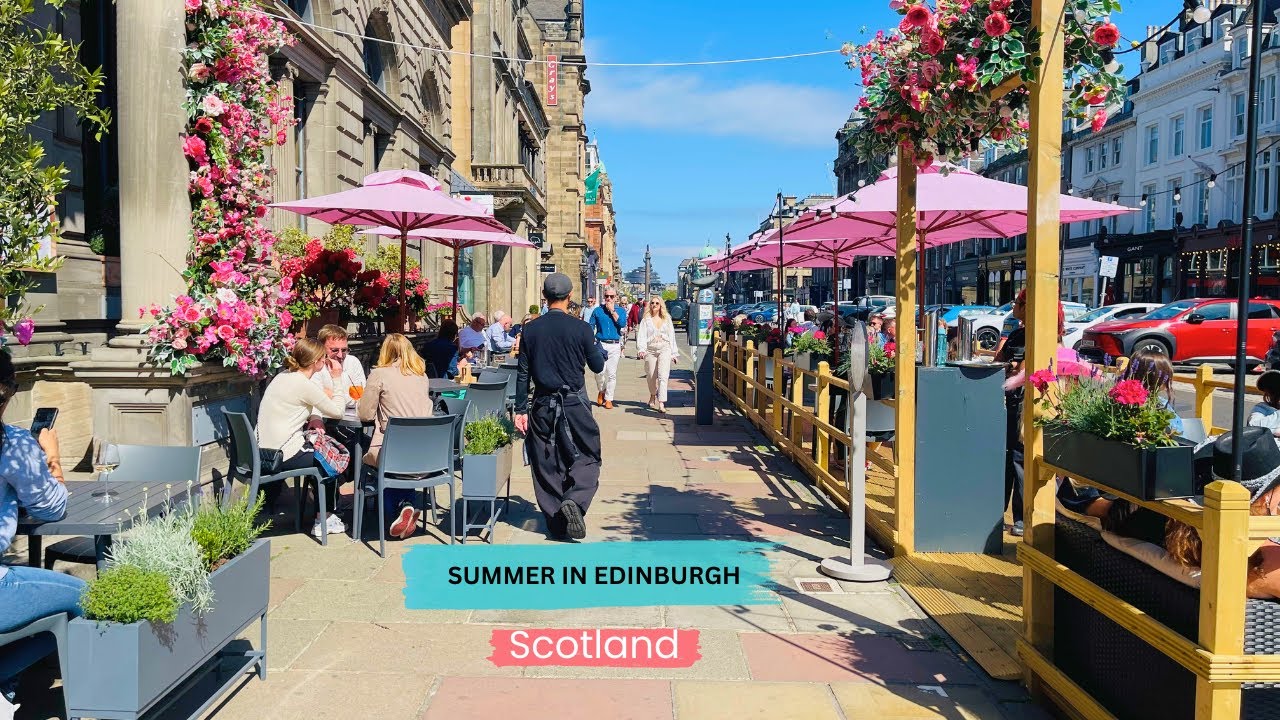 Wandering Through Edinburgh’s Heart | Outdoor Cafe’s & Street Life ...