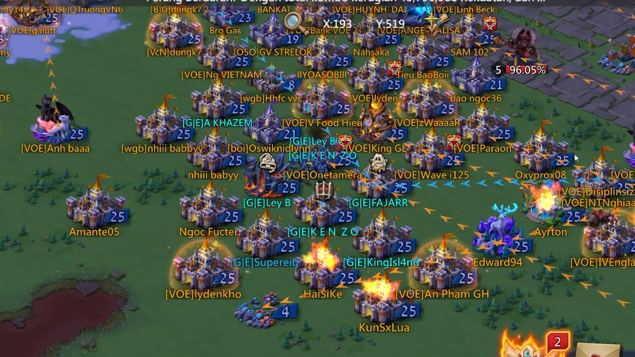 EPIC COMEBACK FROM VOE‼️ | WAR RALLY G|E | LORDS MOBILE INDONESIA - YouTube