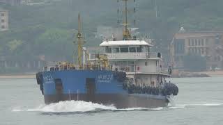 Bunker Tanker《中燃 23 ZHONG RAN》Passing  the Ting Kau Bridge in HK 20260828_C0002