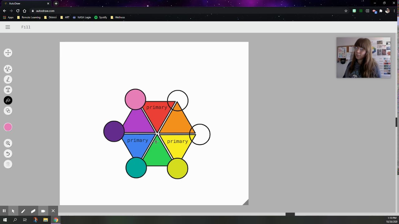 Auto Draw Color Creating a color wheel on Auto Draw - YouTube