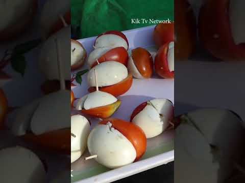 Half Tomato Half Egg Bajji Street Food | #YoutubeShorts #IndianStreetFood | KikTV Network