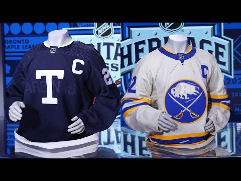 Maple Leafs, Sabres unveil 2022 Heritage Classic jerseys