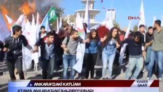 Ankaradaki̇ Katli̇ama Kibristan Kinama Mesajlari