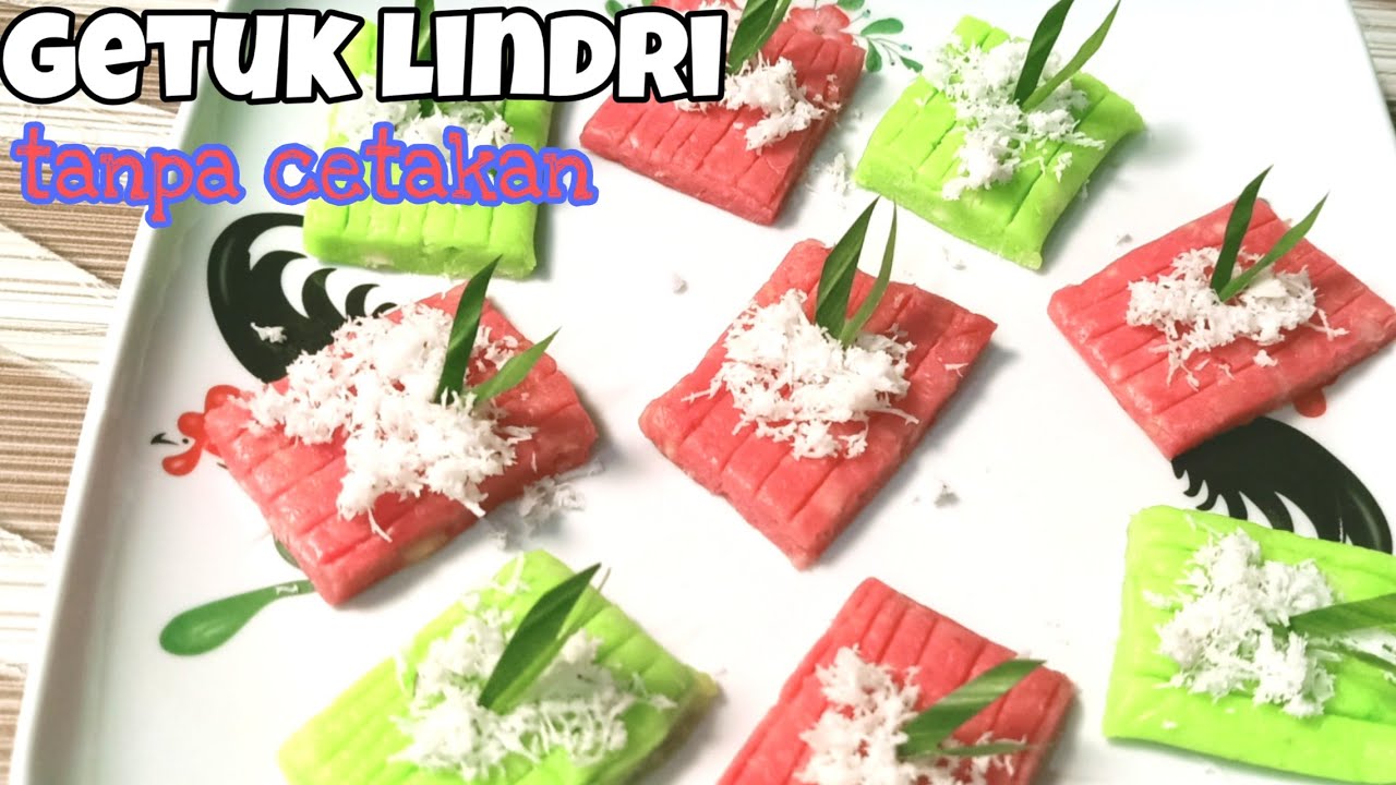 CARA MEMBUAT GETUK LINDRI || MENGGUNAKAN BAHAN DAN ALAT SEADANYA - YouTube