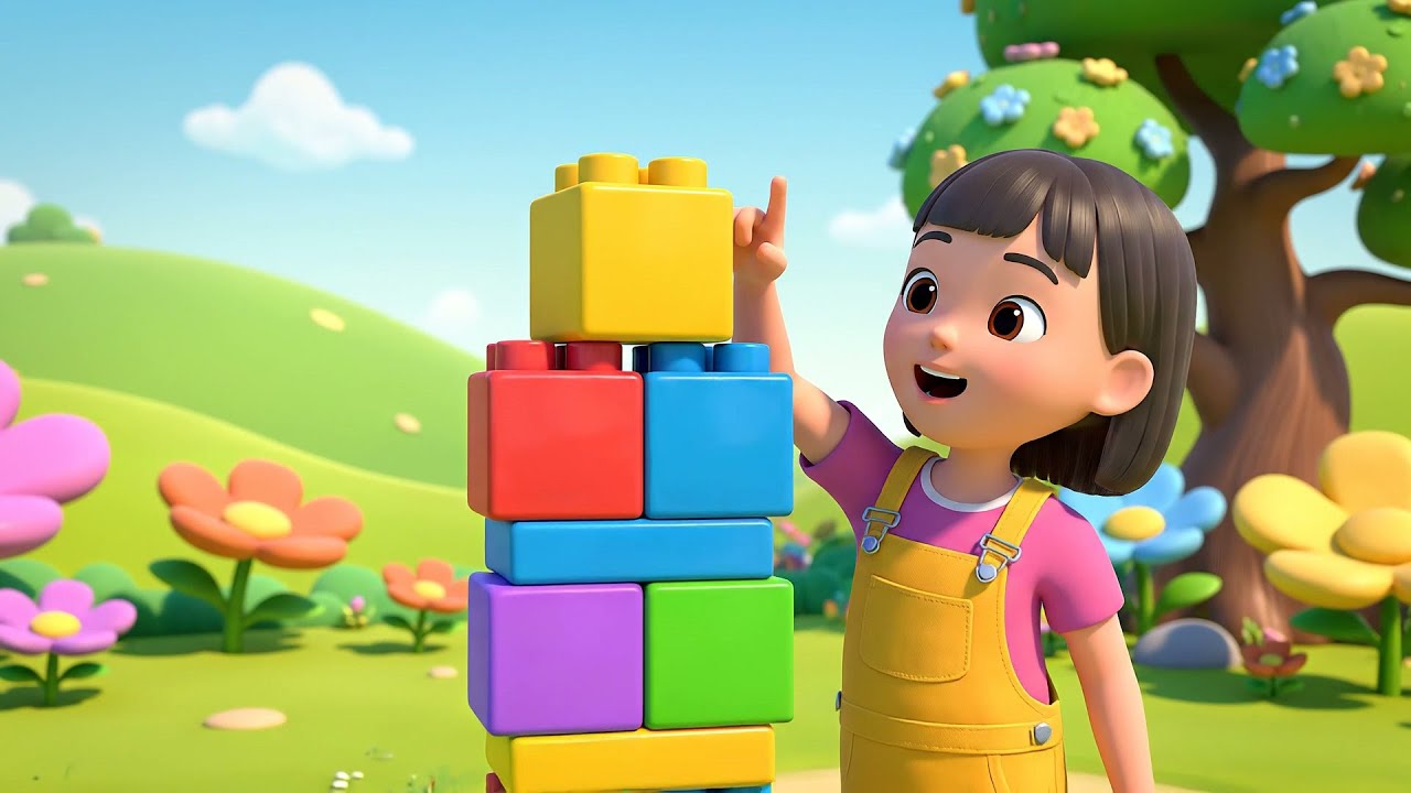 Eight Little Blocks Build Build Build | Nursery Rhymes Kids Songs Baby Songs