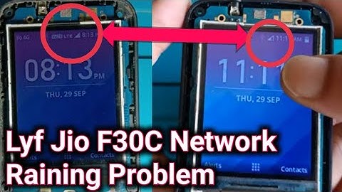 Lyf Jio F30C Network Raining Problem Solution, Hasim Mobile
