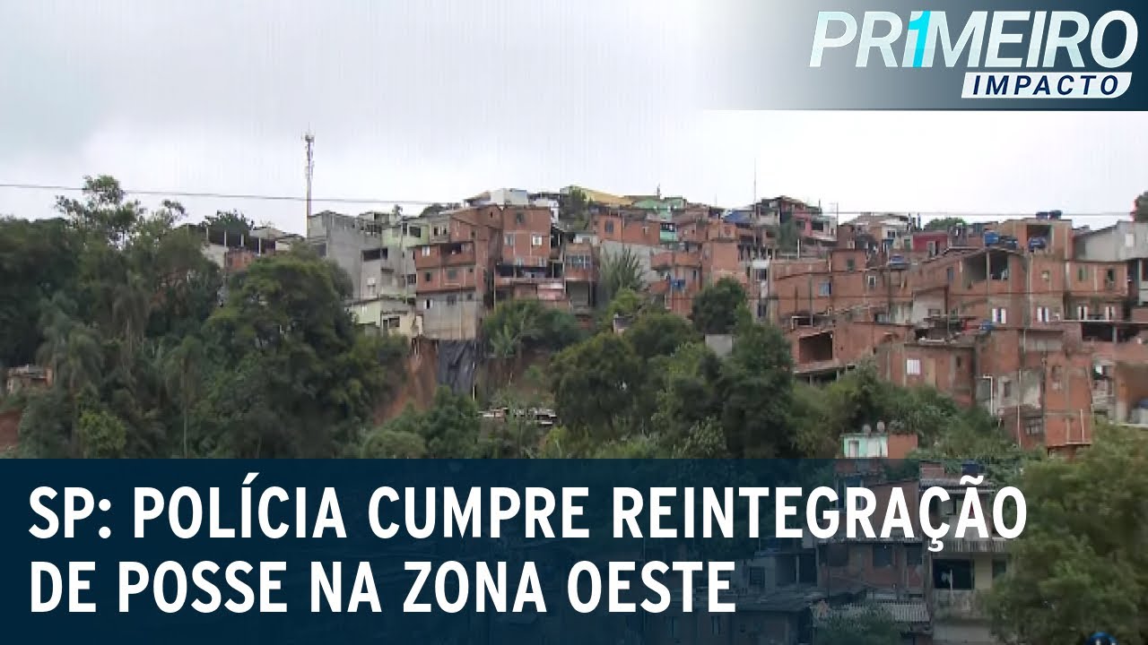 Polícia cumpre reintegração de posse na zona oeste de SP | Primeiro Impacto (22/12/20)