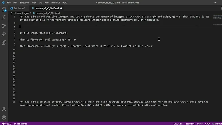 Solving Problems A5 and A6 from the 2015 Putnam