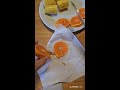 #ASMR SLICING Fruits #orange #banana #amazing #yummy #enjoy #cute #Fruit #funny #viral