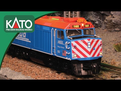 HO-Scale Metra F40PHs and Amtrak Viewliner IIs! (KATO Monthly