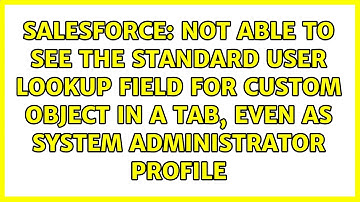 Not able to see the standard User lookup field for custom object in a tab, even as System...