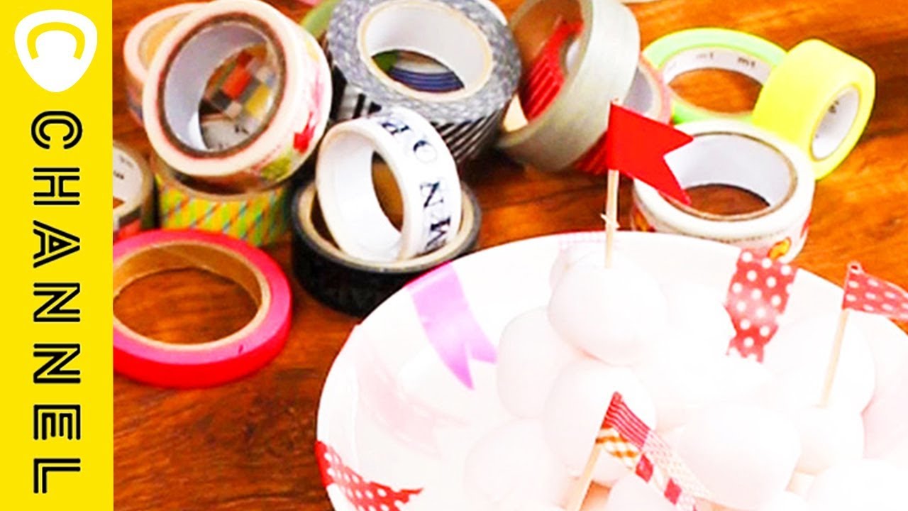 マステを使えばこんなに簡単 身近なグッズがパーティー仕様に大変身 キナリノ