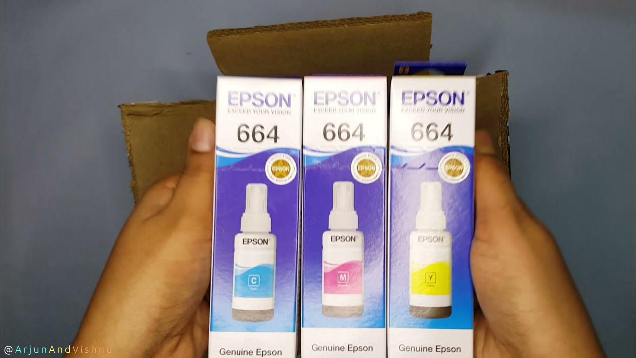 HOW TO refill INK TANK PRINTER GENUINE INK YouTube