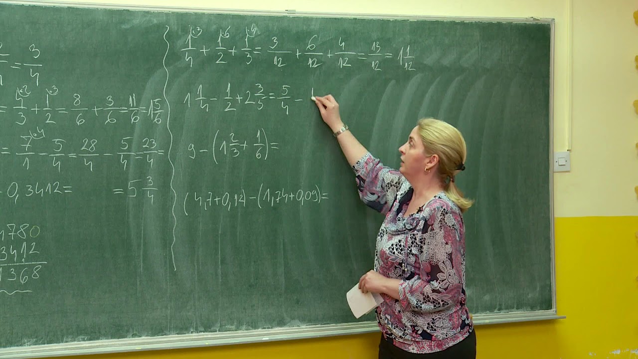 Törtek és a tizedes számok összeadása és kivonása