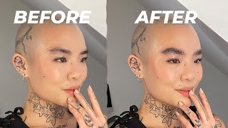 Eyebrow Routine Faux Ltion Fluffy Brows
