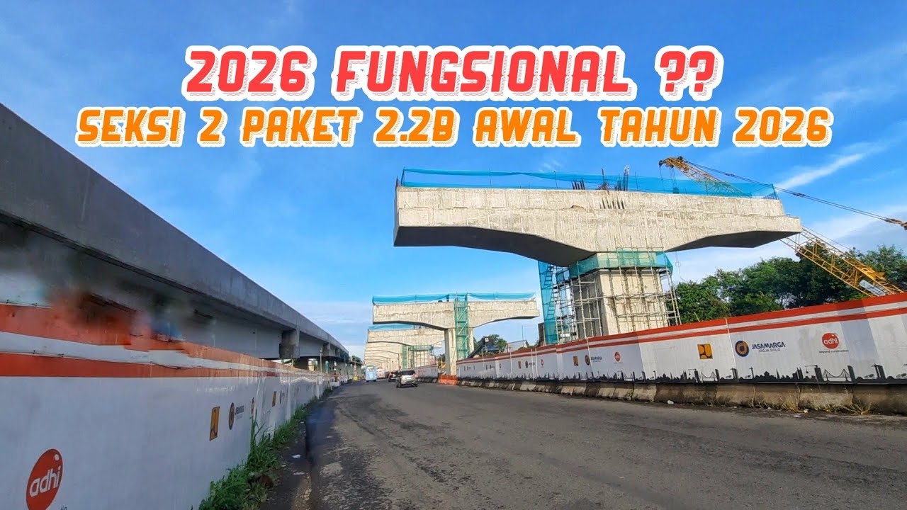 KONDISI RUAS TRIHANGGO AWAL TAHUN 2026 ‼️ Progres Tol Jogja - Solo -  YIA Seksi 2 Paket 2.2