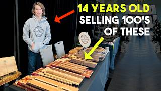 14YearOld Woodworking Prodigy Selling Hundreds of Projects!