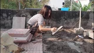 Single Mom #Hana do construction works (Hana Story)