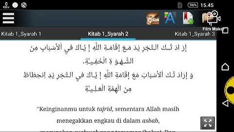 syahwat dan himmah  Al-hikam pasal 2 Teks bahasa Indonesia