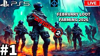 Tom Clancy's Division 2: February Loot Farming 4K UHD PS5 Livestream 01