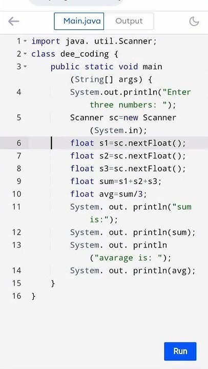 sum and avarage of three numbers using java🤗🤗🤗 - YouTube