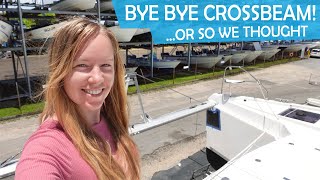 Catamaran Warranty Update + Crossbeam Stuck! | FIXING OUR NEW LEOPARD 45 IN THE CARIBBEAN