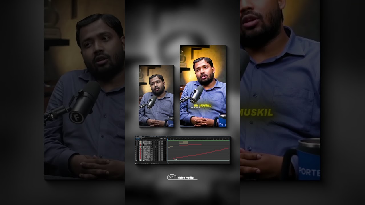 Podcast Editing Before & After Transformation | Sikar Vision Media| Professional Video Editing Magic