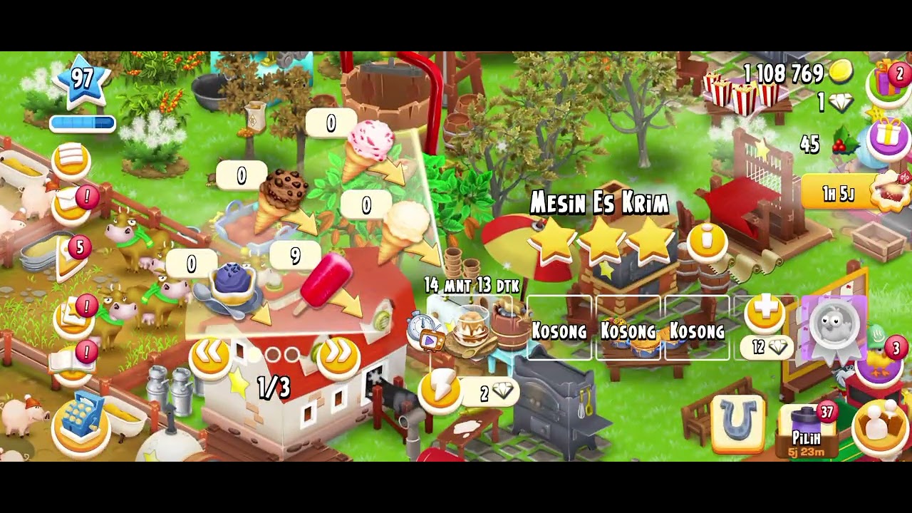 Hay day level 97 day 12