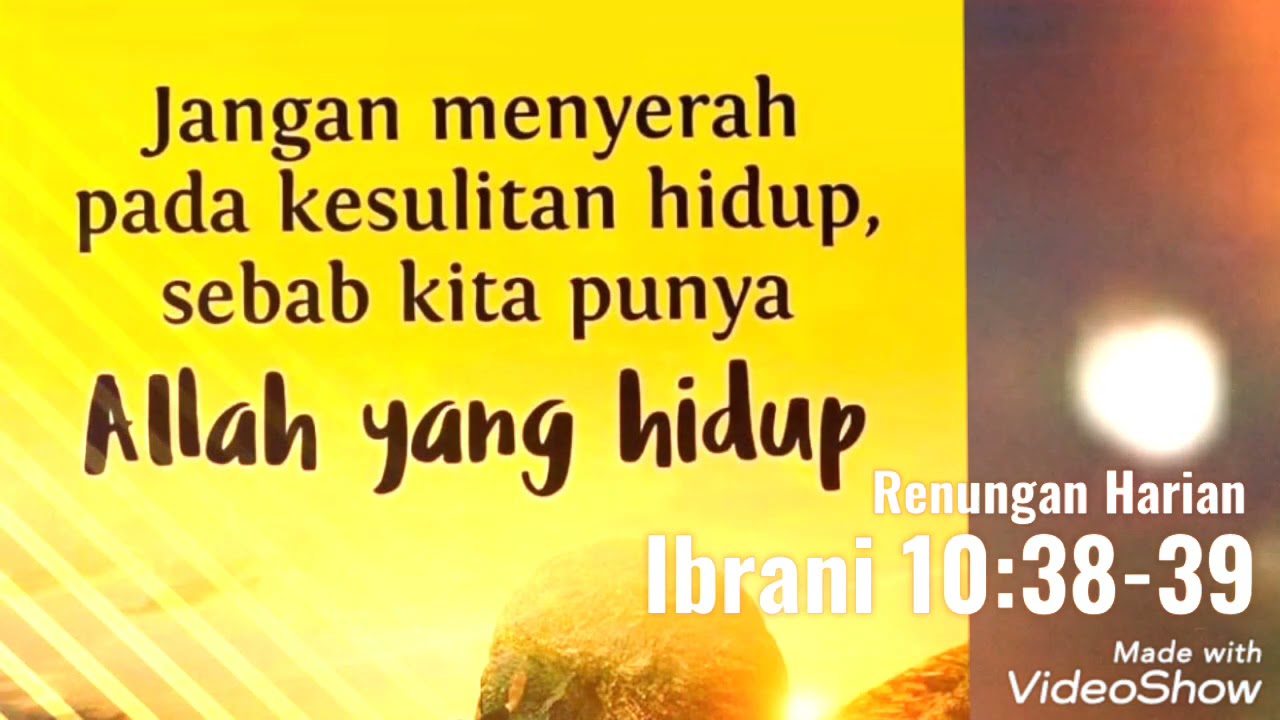 Ibrani 10 38 39 Jangan Undur Dari Iman YouTube ibrani-10-38-39-jangan-undur-dari-iman-youtube