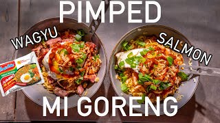 ULTIMATE Packet Mi Goreng  Camp Cooking on FIRE