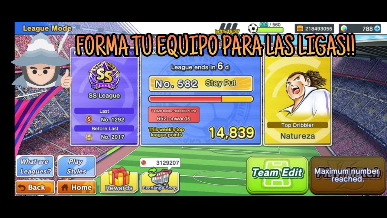 Subamos a liga SS juntos! Tutorial para armar equipo y ganar 50db :D