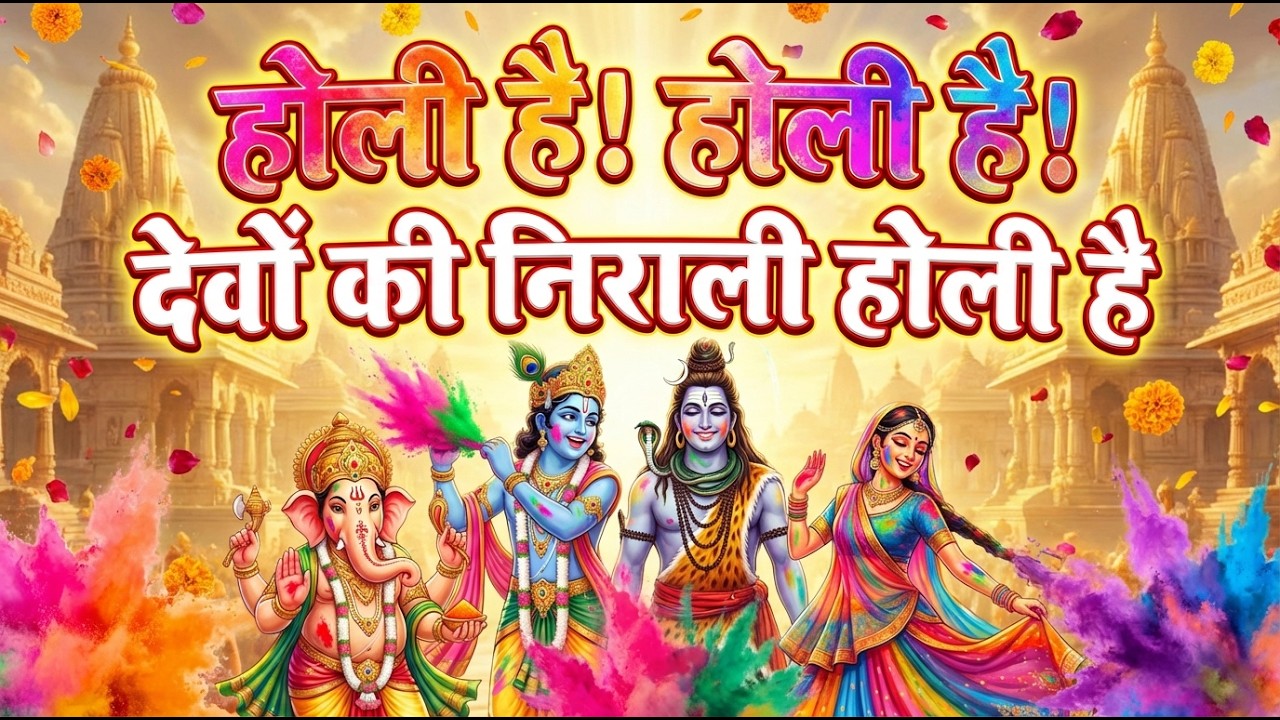 होली है! होली है! देवों की निराली होली है | Divine Holi Bhajan 2026 | Holi Special Song