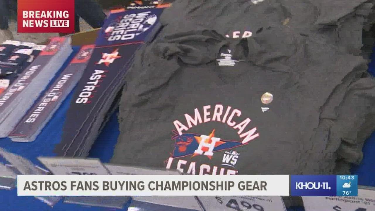 Where to find Astros ALCS Champs and World Series gear - ABC13 Houston