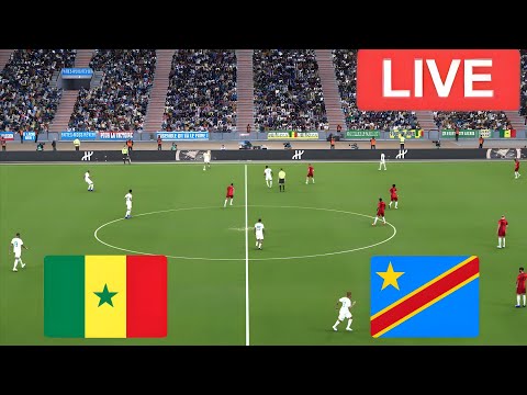 Senegal Vs DR Congo Live Match Today Africa Cup Of Nations Simulation EFootball PES