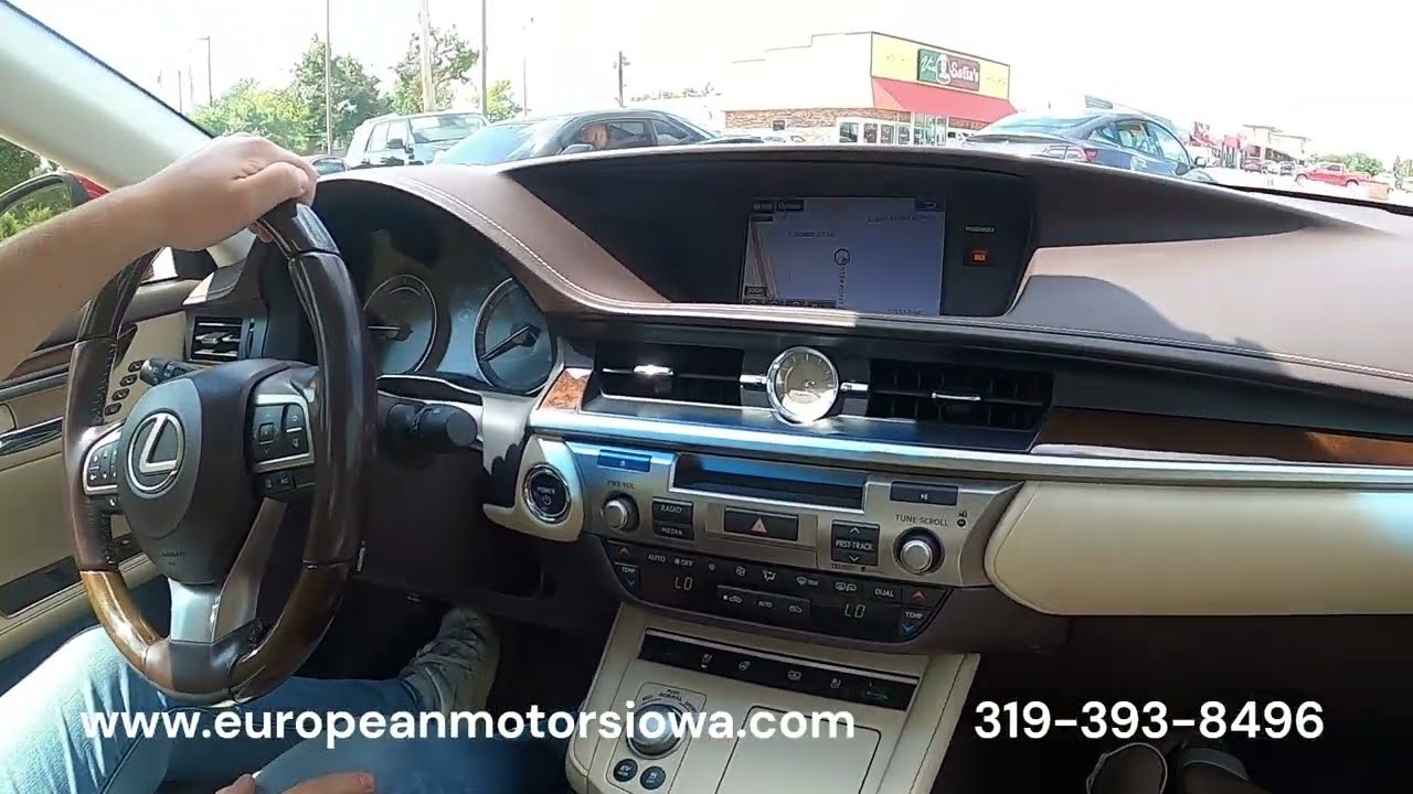 2018 Lexus ES300H Hybrid, Clean Carfax, Great Service History