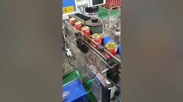 Laser printer for  metal cans labeling process