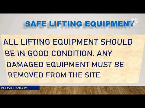 SAFETY PROCEDURE IN LIFTING EQUIPMENT