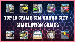 Top 10 Crime Sim Grand City Android Games screenshot 4