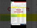 Delete Only Select Data in Excel Sheet I Delete Data in Excel I Delete Select data #excel #exceltips