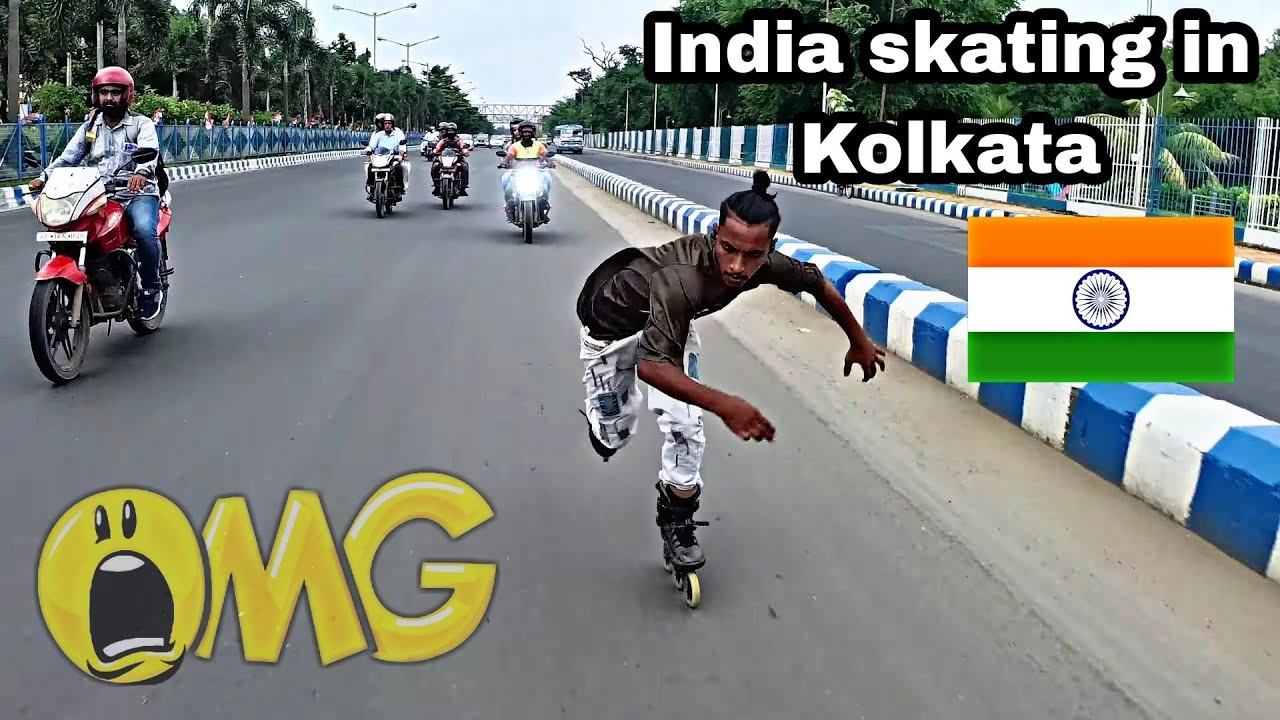 INDIAN FREESTYLE SKATING  kolkata  aadesh skater  indianskater PowerslideInlineskates