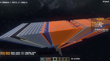 Testing my cannon through a 10 chunk regen-wall buffer from the ftop 1 faction in Complex Factions