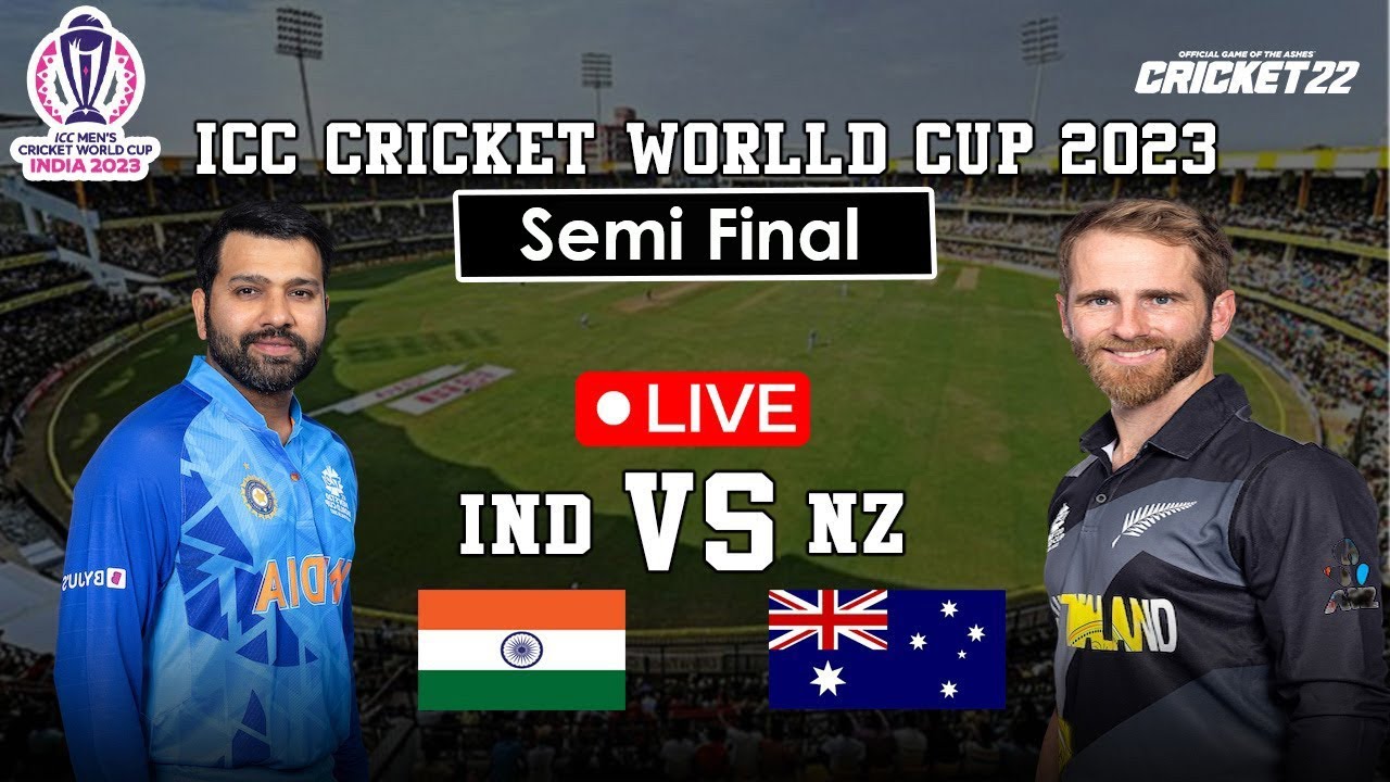 🔴LIVE | India vs New Zealand , 1st Semi Final | ICC Cricket World Cup ...