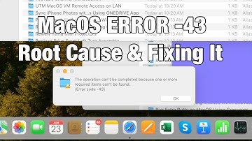 How .nosync Folder Option Leads to Error -43 and How to Fix It