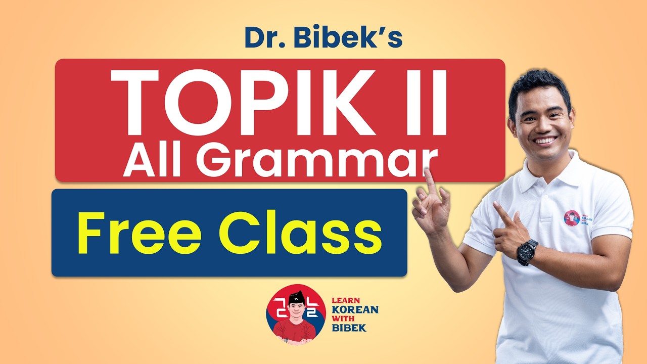 Day 3 | Advanced Grammar | TOPIK II Online Class