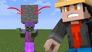 Protection IV Leather Armor vs Netherite Armor - Minecraft Experiment Game Video screenshot 5